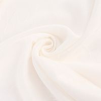 Gardinenstoff Stores Strukturoptik mit Stickerei abstrakte Blumen ecru 2.80m Höhe
