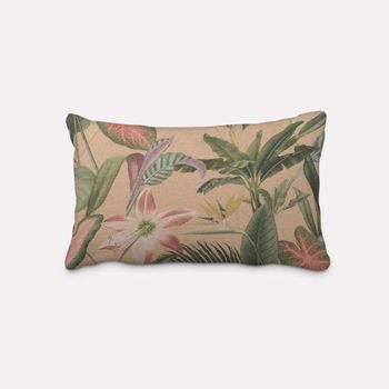 SCHÖNER LEBEN. Kissenhülle Outdoor Romantic Botanic Exotik Blumen bei