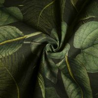 SCHÖNER LEBEN. Tischläufer Outdoor Botanic Leaf Detailed Blätter Exo