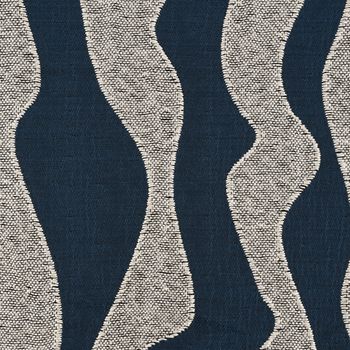Rasch Textil Dekostoff raumhoch Atlantic Wellen blau beige 280cm