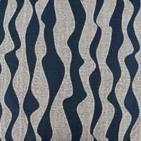 Rasch Textil Dekostoff raumhoch Atlantic Wellen blau beige 280cm