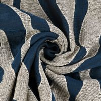 Rasch Textil Dekostoff raumhoch Atlantic Wellen blau beige 280cm