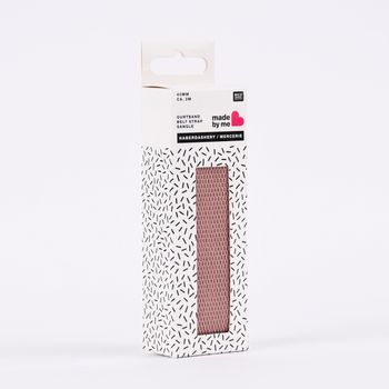 Rico Design Gurtband uni Rosenholz 2m Breite: 4cm