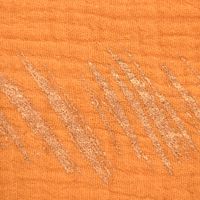 Rico Design Bekleidungsstoff Krinkel MusselStreifen senfgelb gold 50x1