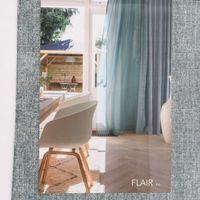 Rasch Textil Dekostoff Rio raumhoch meliert türkis 280cm