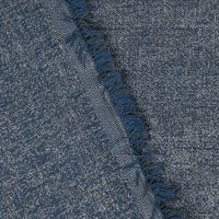 Rasch Textil Dekostoff Gardinenstoff Rio raumhoch meliert blau 280cm