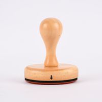 Rico Design Holz-Stempel Made with Love Merry Christmas oval