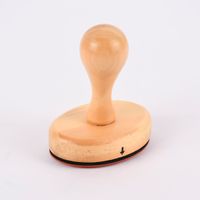 Rico Design Holz-Stempel Made with Love Merry Christmas oval