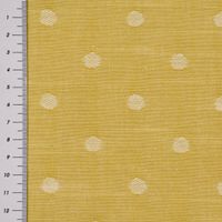 Rasch Textil Dekostoff Baumwollstoff Bambino Fun Punkte gelb 1.40m
