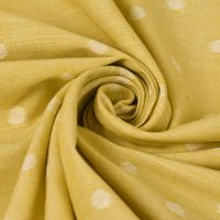 Rasch Textil Dekostoff Baumwollstoff Bambino Fun Punkte gelb 1.40m