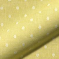 Rasch Textil Dekostoff Baumwollstoff Bambino Fun Punkte gelb 1.40m