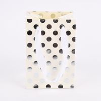 Rico Design Geschenktüte klein Punkte 18x11.5x10cm verschiedene Farben