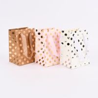 Rico Design Geschenktüte klein Punkte 18x11.5x10cm verschiedene Farben