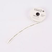 Rico Design Geschenkband Für dich weiß grau 10mm