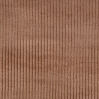 Cord Baumwolle Bekleidungsstoff Dekostoff 4.5W grob vorgewaschen einfarbig hellbraun 1.4m Breite