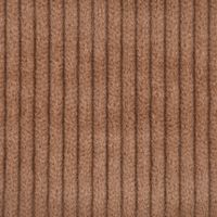 Cord Baumwolle Bekleidungsstoff Dekostoff 4.5W grob vorgewaschen einfarbig hellbraun 1.4m Breite