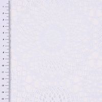 Outdoorstoff Tischdeckenstoff Häkelspitze weiß 1.35m Breite