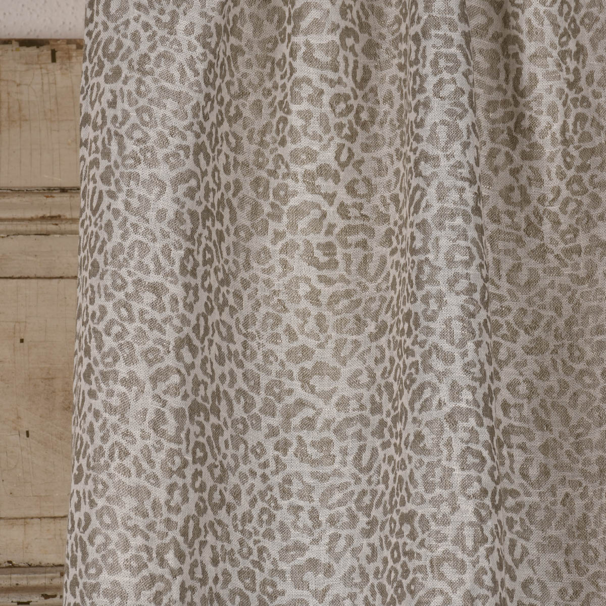 Rasch Textil Dekostoff Leinen Inbetween Safari Leomuster grau 300cm