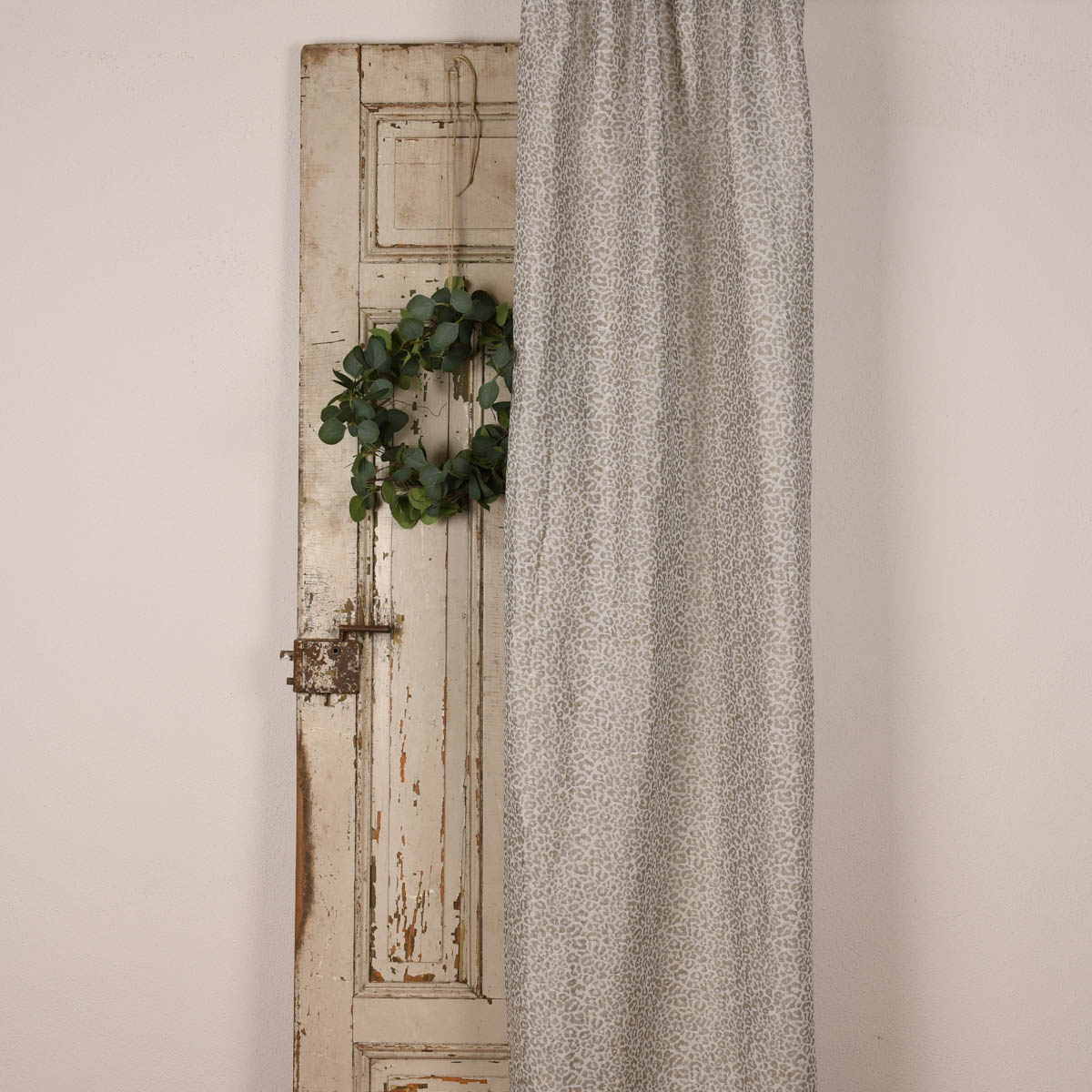 Rasch Textil Dekostoff Leinen Inbetween Safari Leomuster grau 300cm