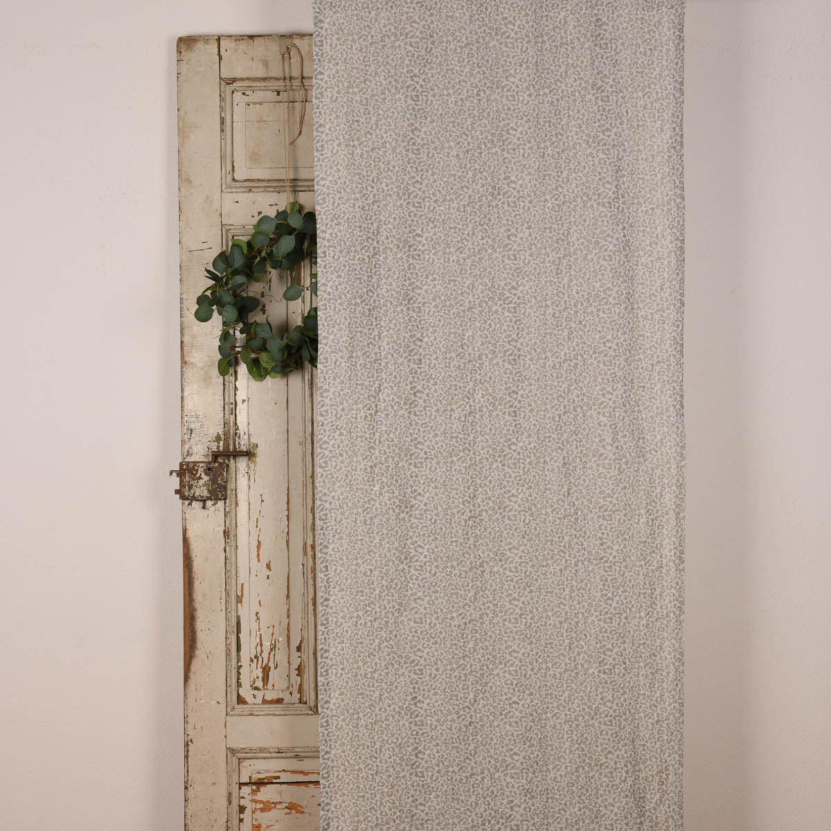 Rasch Textil Dekostoff Leinen Inbetween Safari Leomuster grau 300cm