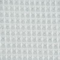 Bekleidungsstoff Waffelpique Baumwolle uni rauchmint 1.45m Breite