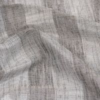 Rasch Textil Stores Shine Längsstreifen Leinenstruktur grau silber 30