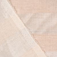 Rasch Textil Stores Shine Längsstreifen Leinenstruktur creme 300cm
