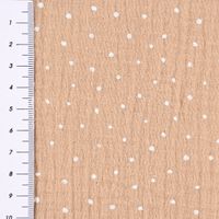 74738-Bekleidungsstoff-Double-Gauze-Musselin-Windelstoff-Punkte-beige-weiss-1-30m-Breite-KW22-150784Capture0042.jpg Bekleidungsstoff Double Gauze Windelstoff Punkte beige weiß 1.30m