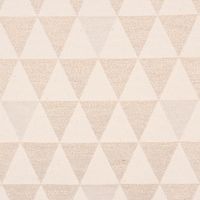 Dekostoff Doubleface Premium Metallic Triangel Retro Scandi gold hellb