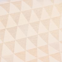 Dekostoff Doubleface Premium Metallic Triangel Retro Scandi gold hellb