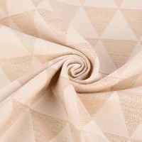 Dekostoff Doubleface Premium Metallic Triangel Retro Scandi gold hellb