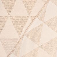 Dekostoff Doubleface Premium Metallic Triangel Retro Scandi gold hellb