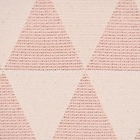 Dekostoff Doubleface Premium Metallic Triangel Retro Scandi rosa hellb