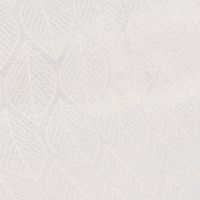 Dekostoff Doubleface Premium Metallic Leaf Retro Scandi Blätter silbe