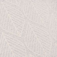 Dekostoff Doubleface Premium Metallic Leaf Retro Scandi Blätter silbe