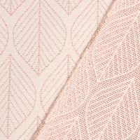 74778-Dekostoff-Jacquard-Doubleface-Premium-Metallic-Leaf-Retro-Scandi-Blaetter-rosa-beige-1-4m-Breite-KW23-151505Capture0168.jpg Dekostoff Doubleface Premium Metallic Leaf Retro Scandi Blätter rosa