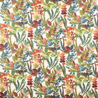 Dekostoff Baumwolle Tonga Spice Exotik Blätter Pflanzen bunt 140cm
