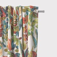Dekostoff Baumwolle Tonga Spice Exotik Blätter Pflanzen bunt 140cm