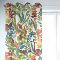 Dekostoff Baumwolle Tonga Spice Exotik Blätter Pflanzen bunt 140cm