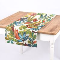 Dekostoff Baumwolle Tonga Spice Exotik Blätter Pflanzen bunt 140cm