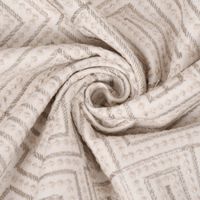 Rasch Textil Dekostoff Stickerei Grafik Arusha beige 1.4m