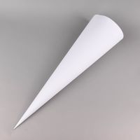 Rayher Schultüten Rohling weiß 70cm