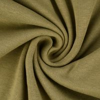 Kreativstoff Strickschlauch Bündchenstoff fein moosgrün 35cm Breite