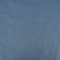 Bekleidungsstoff Leinen vorgewaschen einfarbig jeansblau 1.40m Breite