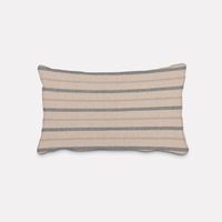 SCHÖNER LEBEN. Kissenhülle Riviera Stripe Small Streifen natur blau