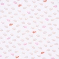 Baumwollstoff DEAR Feder Pusteblume Samen weiß beige rosa rosegold Gli