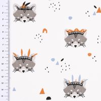 74992-Baumwollstoff-ROCKET-Waschbaer-Kopf-Boho-Federn-weiss-grau-blau-braun-1-5m-Breite-KW25-153620Capture0020.jpg Baumwollstoff ROCKET Waschbär Kopf Boho Federn weiß grau blau braun 1
