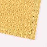 Linen & More 3er Set Geschirrtücher Indi einfarbig gelb 50x70cm