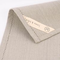 Linen & More 3er Set Geschirrtücher Indi einfarbig natur 50x70cm