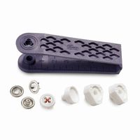 Prym Nähfrei Druckknopf Jersey Annähoptik rot 7 Stück 12mm